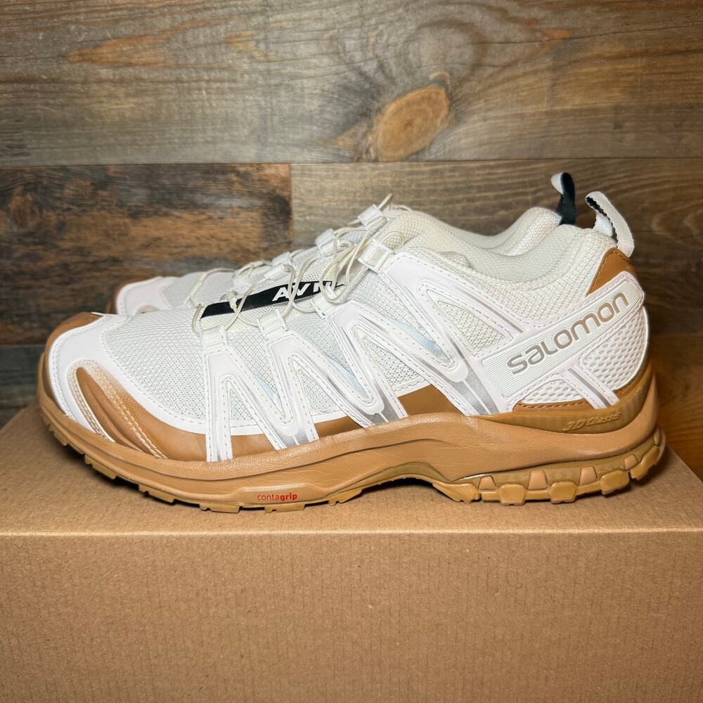 Avnier x Salomon XA Pro 3D White Tobacco Brown Size 10.5